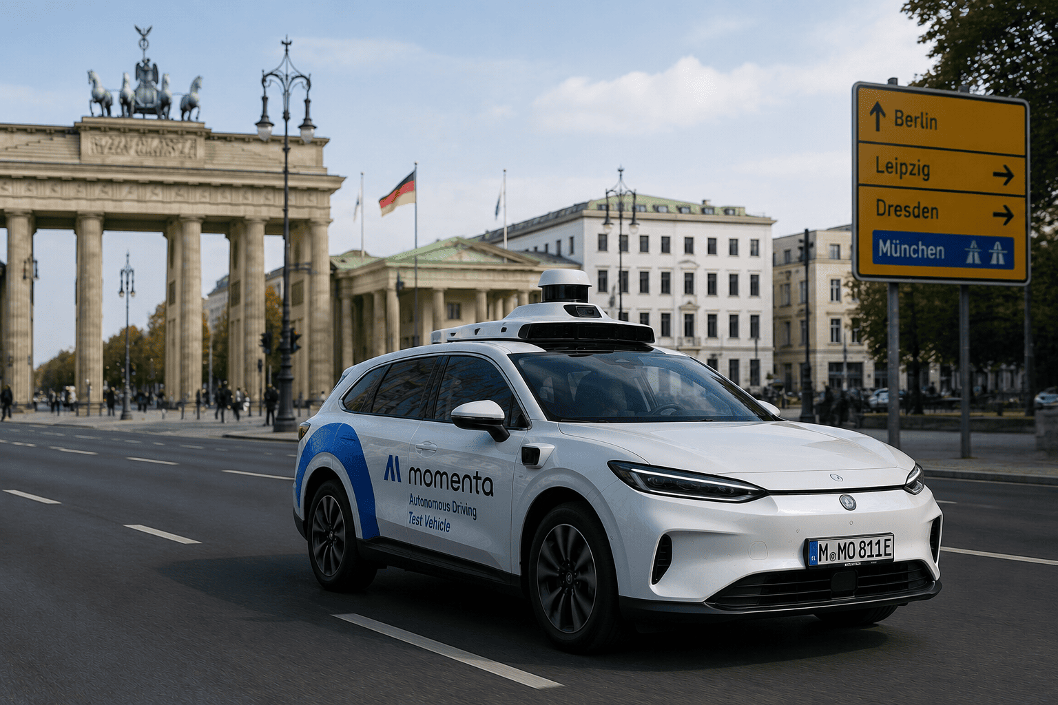 Allemagne : Momenta obtient l'autorisation de tester ses robotaxis dans tout le pays